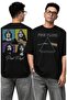 Unisex Oversize Pink Floyd Dark Side of the Moon Back Printed Rock Band T-Shirt