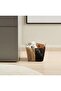 Malorie Paper Rope Storage Basket With Handle 30x30x22cm - Brown/black