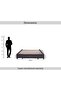 Olympia Base Velvet Grey 180x200 Cm - 6