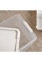 Building Blocks Storage Box With Tray Compartment 45.5x33.5x27 Cm-white - 3