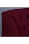 PLUTO HEADBOARD VELVET MAROON L-200 : H-125 CM - 3