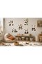 Set of 6 Panda Wall Stickers – Nursery, Baby and Kids Room Decoration