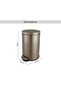 Roman Soft Close Metal Pedal Bin With Fingerprint Resistant 12l 31.5x25.8x39cm - Metallic Gold - 8