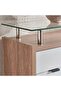 Stark Shoe Rack 28 Pairs With 3 Door 2 Drawer Tempered Glass - White & Walnut - 7