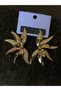Steel Unbreakable Flower Gold Evening Dress Stylish Earrings - 2