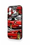 iPhone 17 Compatible Red Supra Patterned Silicone Case - 4