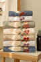 Suela - 70% Bamboo / 30% Cotton Embroidered Hand Towels - Set of 6 50X90 - 2