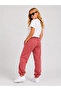 Girl's 3-Thread Ribbed Elastic Waist Comfortable Fit Sweatpants G2027-4 - 4