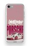 iPhone 7 / 8 Compatible Retro Car Pattern Transparent Phone Case
