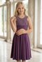9-14 Years Old Stone Embellished Detailed Crepe Fabric Children's Evening Dress Graduation Dress with Elastic Back Mdv320A - 5