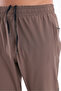 Stretch Textured Men's Straight-Leg Sports Sweatpants with Zipper Pockets - 8
