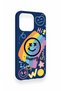 iPhone 13 Pro Compatible Happing Smile Patterned Silicone Case - 2
