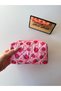 Women's Pink Strawberry Detailed Quilted Makeup Bag Travel Cosmetic Organizer - 2