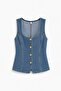 Denim vest