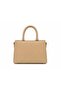 Women's Mini Leather Handbag with Shoulder & Crossbody Strap 20x14x9 cm - 4