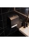 Stainless Steel Z Fold Towel Dispenser Matte Black Surface, 200 Paper Towel Holder, Paper Towel Rack with Key - 4