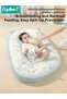 Newborn Nursing Pillow, Multifunctional Baby Wedge Pillow, Double-Sided Anti-Reflux Baby Lounger, Baby Feeding Support Pillow for Bottle & Breast Feeding - 4