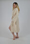 Kimono Kaftan Cotton Unprinted Belted 1 Piece Unisex Muslin Fabric Peshtemal Bathrobe - 4
