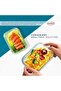 Glass Storage Box With Blue Silicone Lid 2 Pieces Clear 600+400ml - 4