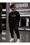 Unisex Wide Cut Zero Neck and Sweatpants Colorful Printed Set