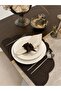 Portofino Seashell Model Embroidered Leather American Service Plate 2 Pieces - 5