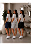 3-Piece Women's Pajama Bottoms Summer Shorts Lightweight Fabric Comfortable Use Comfort and Style Combined - 5