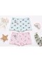 Girl's 100% Cotton Boxer Briefs 2-Pack Flexible Comfortable Fit Daily Use Diamond Model 3-4-5