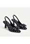 Hco Bowknot Polka Dot Women's Heeled Shoes - 3