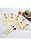 24-Piece Stainless Steel Cutlery Set Kitchen Utensil Set With Textured Surface Western Cutlery Suitable For Home Kitchen - 3