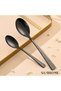 30-Piece Stainless Steel Cutlery Set Kitchen Utensil Western Tableware for Home Restaurant Party Black - 8