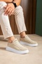 Ch2623 - Luxen Men's Shoes Suede Beige - 2
