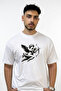 Cupid_2 Design Printed Oversize White T-Shirt