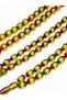 Sürmeli Powder Amber Set of 3 Prayer Beads Oval, Drop, Barley Model Silver Color Premium Gift Prayer Beads with Tassels - 2