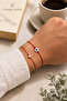 Red String Pearl and Heart Evil Eye Beaded Adjustable Bracelet Set - 3