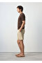 Regular fit jean bermuda şort - 6