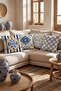 Ethnic Lemon Patterned 4-Piece Throw Pillow Cover Set - 3