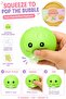 Squishy Dumpling Stress Ball Toy, Soft Steamed Bun Squeeze Toy, Kawaii Bubble Pop Fidget Sensory Toy for Kids - 8