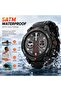 WYE G6 Fitness Smartwatch 5ATM Waterproof Bluetooth Calling Activity Tracker Heart Rate Monitor Black - 4