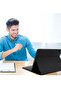 iPad Keyboard Case for iPad Air 4th Generation, Detachable Wireless Bluetooth Trackpad Keyboard, Smart Folio Cover with Pencil Holder - 6
