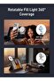C03 Magnetic Mobile Selfie Ring Light with Mirror, Extendable Tripod Stand & Adjustable Brightness - 4