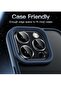Camera Lens Protector for iPhone 15 Pro/Pro Max, Full Coverage 9H Tempered Glass Ring Cover (Space Black) - 5