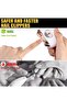 Automatic Electric Nail Clipper and Filer Rechargeable Trimmer for Caregivers, Elderly, Adults - 3