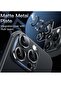Camera Lens Protector for iPhone 15 Pro/Pro Max, Full Coverage 9H Tempered Glass Ring Cover (Space Black) - 2