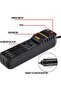 200W Power Inverter, DC 12V to AC 220V Car Power Inverter with 4 USB Port Cigarette Lighter - 6