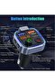 New Design Car FM Transmitter, Wireless Bluetooth 5.0 Radio Adapter Car Kit - 2