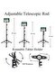 IPad and Mobile Phone Tripod Stand Height Adjustable 20 to 60 Inch with 360 Degree Rotating Tablet Holder - 3