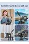 KP-2294 Multifunctional Professional Tripod – Multi-Angle Adjustable Aluminum Camera Stand - 6