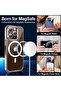 Clear Magnetic Privacy Case for iPhone 16 Pro Max with Screen and Camera Protectors - 4