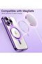 Electroplated Case for iPhone 15 Pro Max 6.7-Inch, Camera Lens Protection, MagSafe, TPU (Purple) - 3