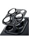 Camera Lens Protector for iPhone 14 Pro/Pro Max, Full Coverage 9H Tempered Glass Ring Cover (Space Black)
